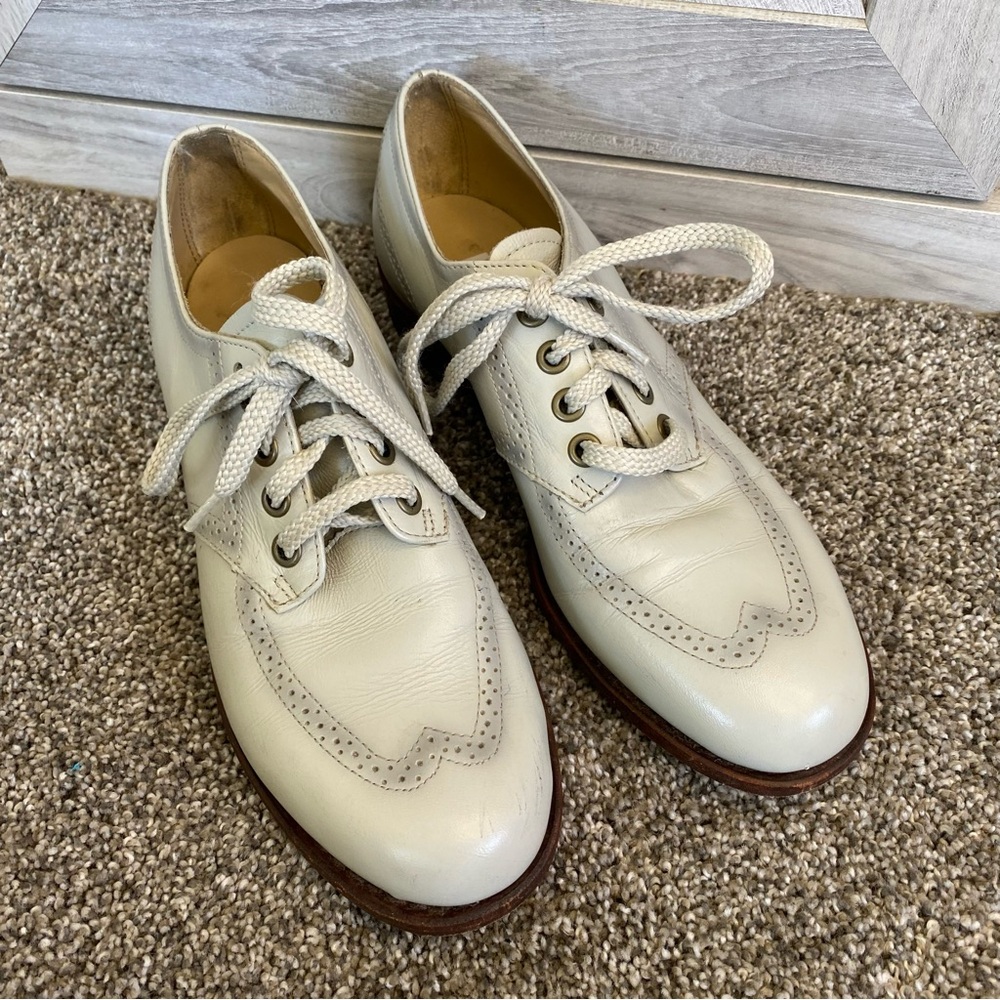 Drew Vintage Wing-tip Oxfords Prep Women’s Shoes 6.5 leather uppers sole loafer